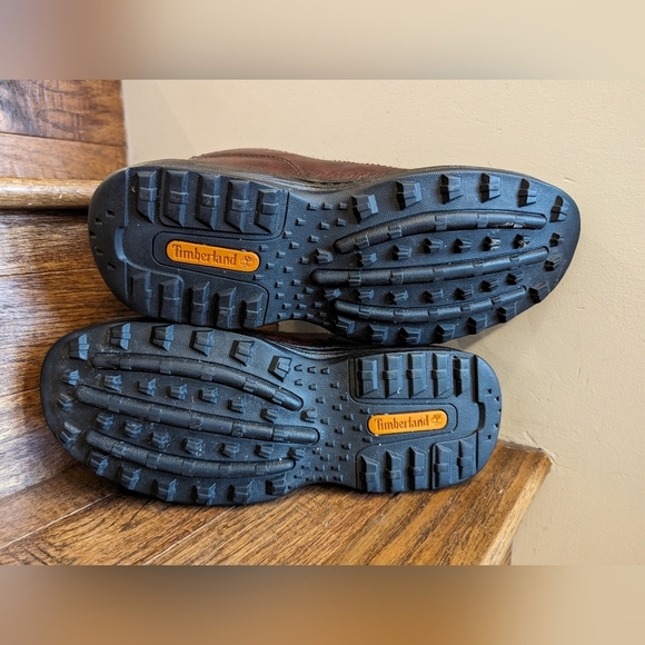 Timberland Boots Mens size 9 Chukka Brown Leather Ankle Top Lace Up - Picture 10 of 13